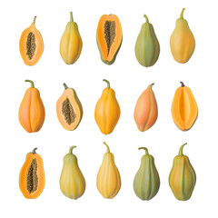 papaya transparent background