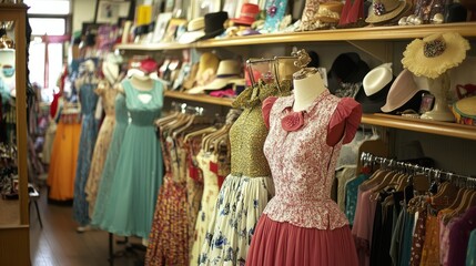 Step Back in Time: Vintage Fashion Boutique with 1930s & 1940s Dresses, Hats & Accessories 1