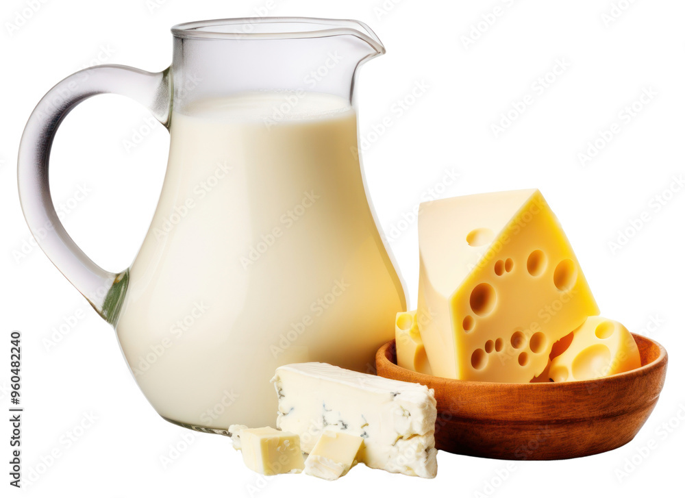 Wall mural PNG Milk jug cheese dairy.