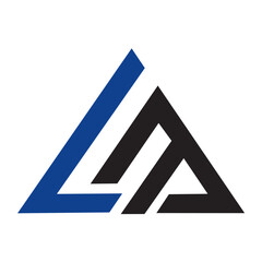 Initial LM logo, Vector image