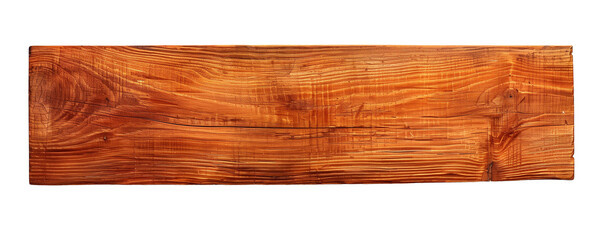 isolated cherry wood board banner	
