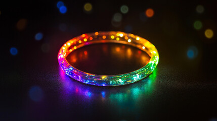 Ring of light abstract 