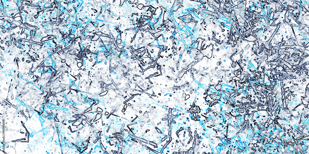 Aufkleber vector white and blue color seamless abstract grunge background. grunge blue texture with scratches.