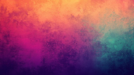 Soft gradient background in retro colors with subtle grainy texture and smooth fade