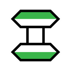 Print creative modern color full logo design