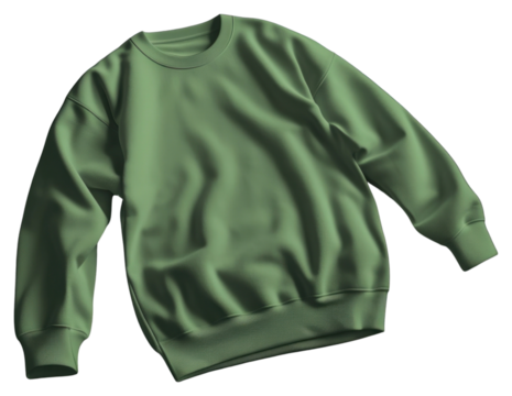PNG Green plain sweatshirt sweater sleeve coathanger.