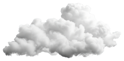 PNG Fluffy white cloud illustration