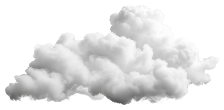 PNG Fluffy white cloud illustration