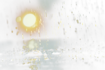 film title HD a close up of rain and light leak transparent overlay