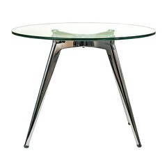 Modern Glass Coffee Table with Sleek Metal Legs - A Perfect Blend of Style and Functionality!