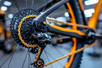 Obraz premium Bike mechanics, fixing flats, tuning derailleurs are crucial skills for every cyclist to learn