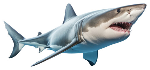 Fototapeta premium PNG Shark animal fish aggression.