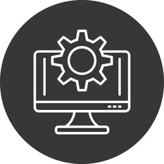 Monitor Vector Icon