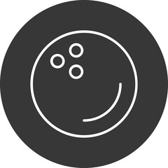 Bowling Ball Vector Icon