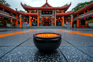 Jade temples, sacred spaces, tranquil atmospheres highlight the spiritual significance of jade in religious sites