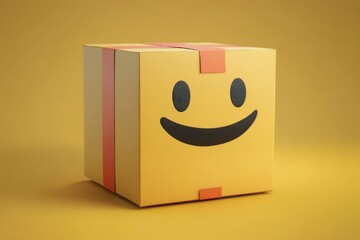 Obraz premium April fools' day surprise box emoji artwork