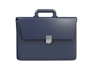 Business bag icon 3d render illustration