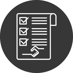 Agreement Vector Icon Design