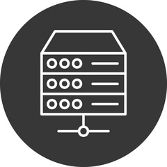 Fototapeta premium Server Vector Icon Design