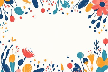 Hand-drawn horizontal design for april fool's day celebration