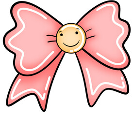Cute redpink bow