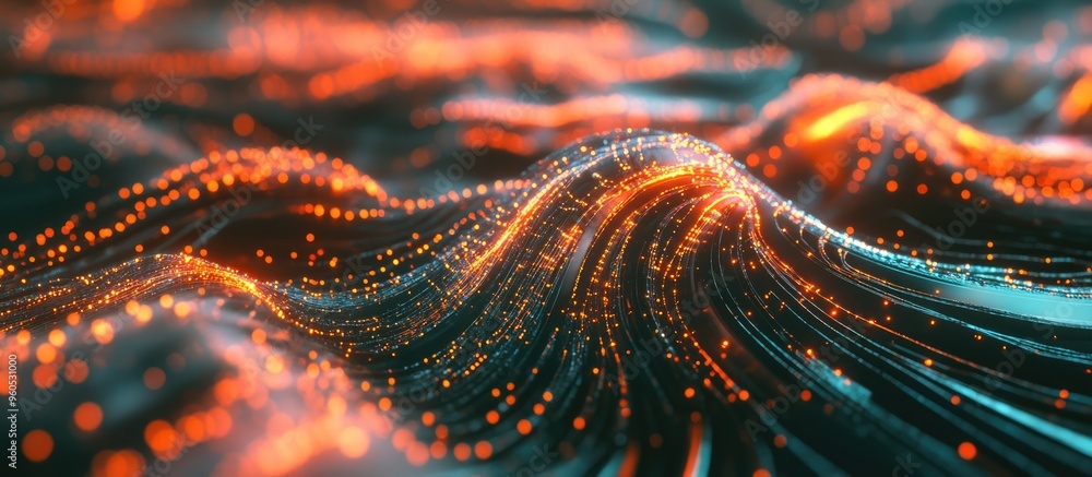 Poster abstract representation of artificial intelligence technology based web backdrop virtual concept des