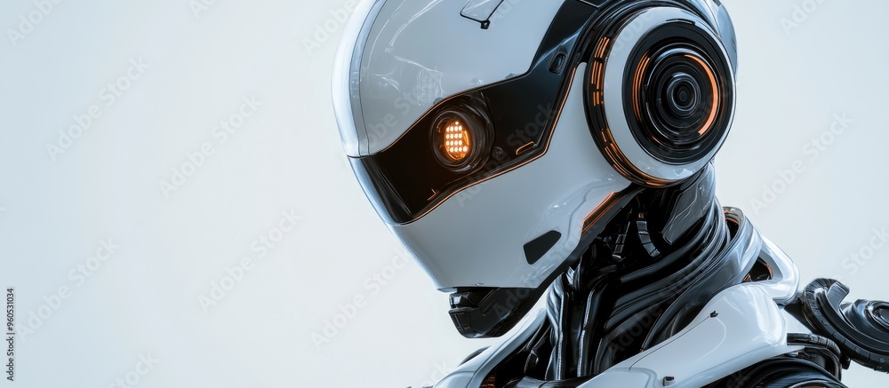 Poster three dimensional representation of a robot