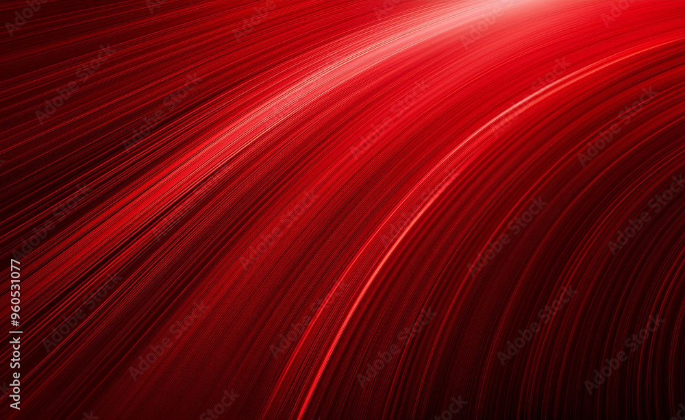 Wall mural red abstract background with lines