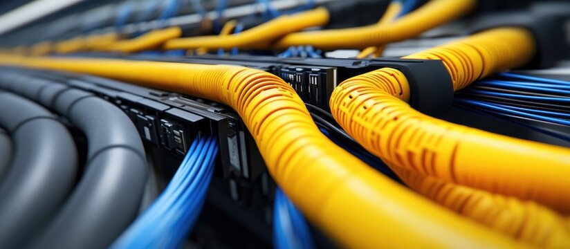 Electrical wiring and cable installation for network engineering Work involving electric wires and related tasks in the field of electrician services