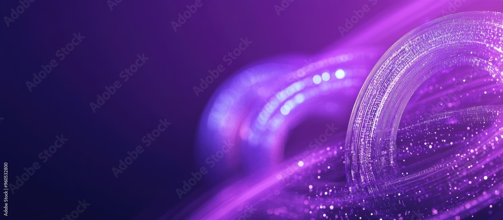 Aufkleber 5g network symbol against a purple gradient background representing the concept of the fastest netwo