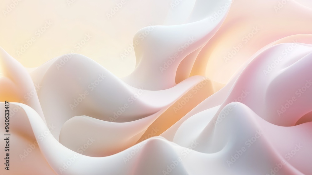 Poster light colored background featuring a soft design