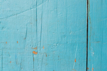 Texture blue painted weathered wood board