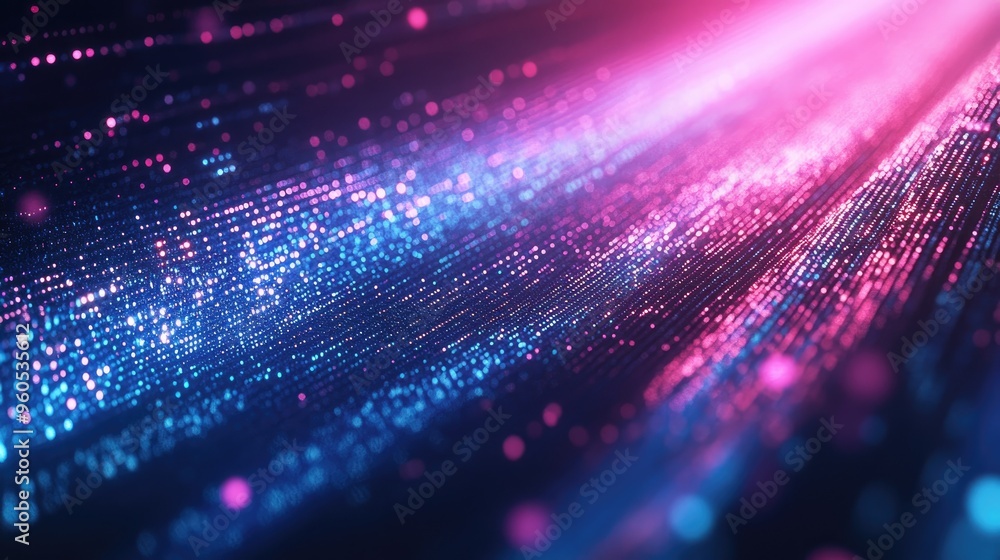 Poster abstract digital technology backdrop featuring high tech innovation network connectivity rapid movem