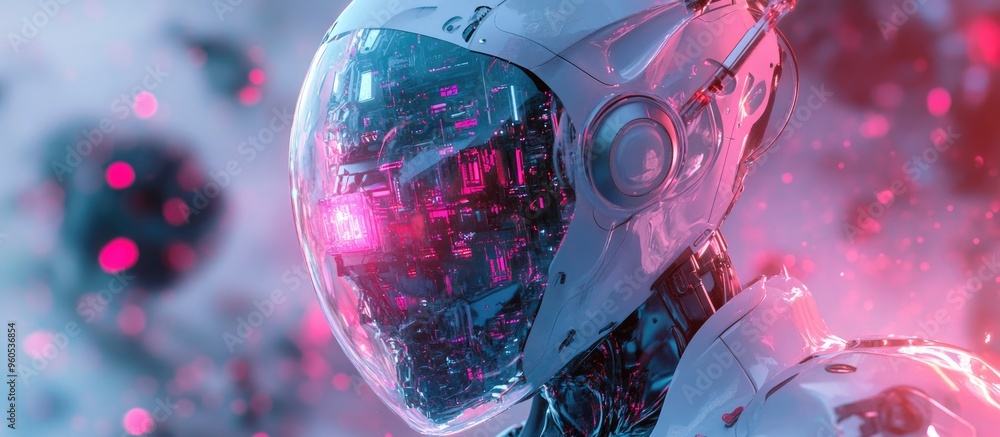 Poster individual develops a robotic system blending human creativity and advanced artificial intelligence 