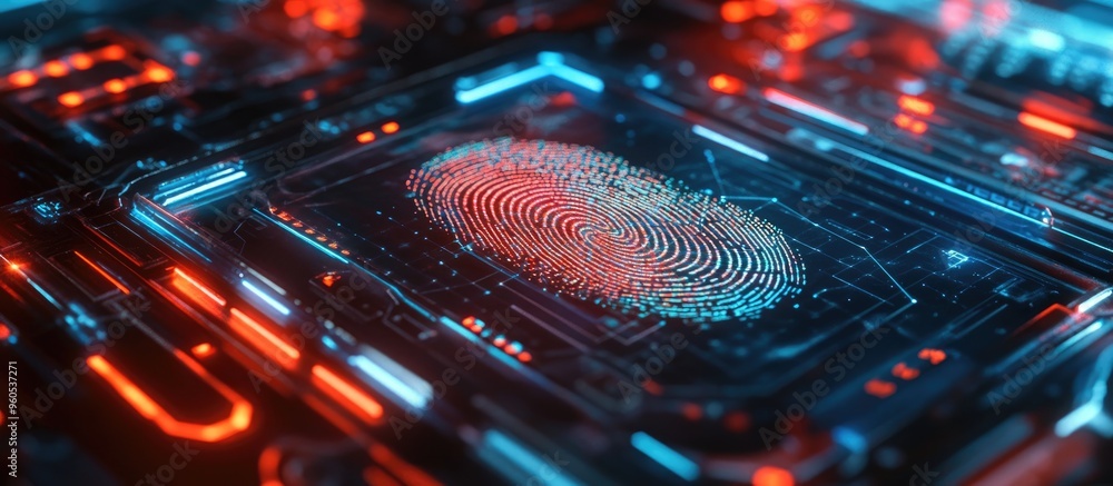 Poster fingerprint based security technology enables access identification and data protection for banks an
