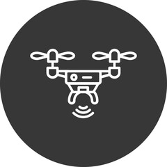 Drone Vector Icon Design