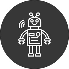 Robot Vector Icon Design