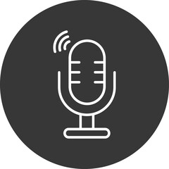 Microphone Vector Icon Design