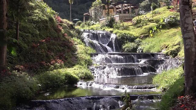 Cascada de los termales de santa rosa de cabal