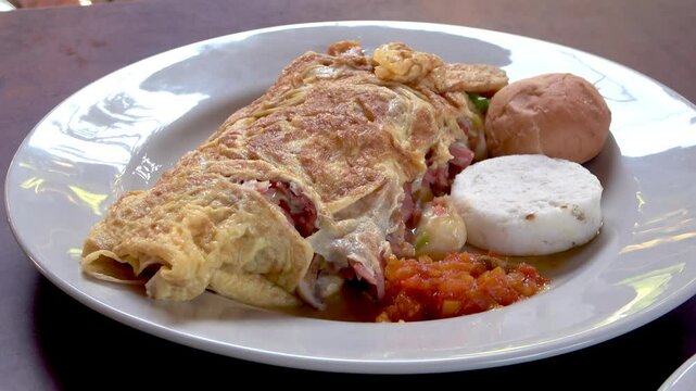desayuno homelet de huevos 