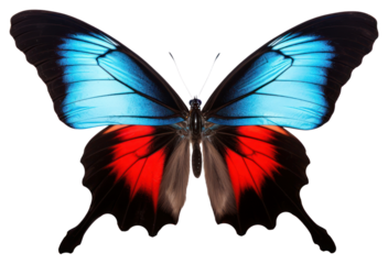 PNG Butterfly insect animal blue.
