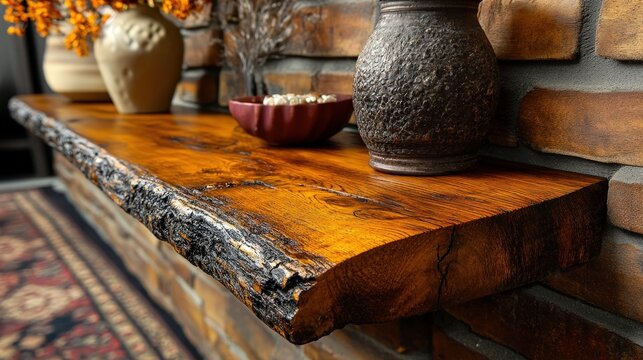 A pinewood pattern background image that conveys serenity and nature.