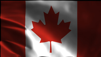 A detailed texture of burnt white fabric with a subtle Canada flag
