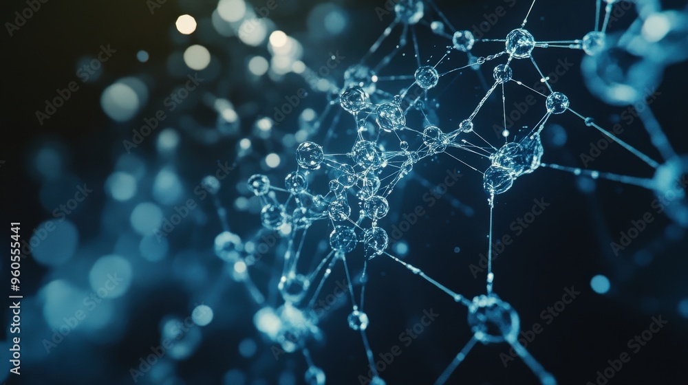 Poster this striking visualization captures a complex reaction network, highlighting intricate molecular in