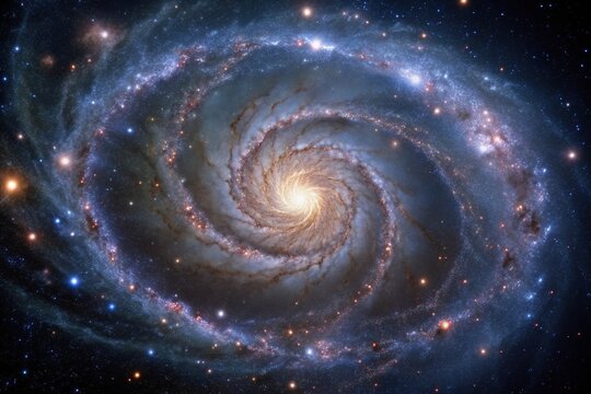 stars, space, celestial, astrophotography, photography, A stunning photograph showing the Southern Pinwheel Galaxy titled at an angle captured with extraordinary detail and clarity