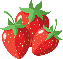 strawberies vector 
