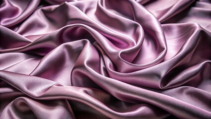 Obraz premium Crumpled mauve satin fabric with delicate texture seen from a worm s eye view, abstract, fabric, fashion, pastel, soft, close-up, elegant, surface, pattern, beauty,crumpled