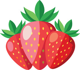strawberies vector 