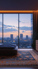 Fototapeta premium Soviet futuristic interior