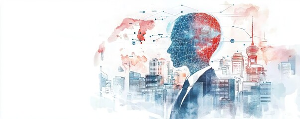 Global economy 2025 visualized with advanced AI algorithms on digital displays